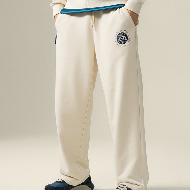  Reebok锐步官方24秋冬新款舒适潮流男女针织运动长裤24FRM617U