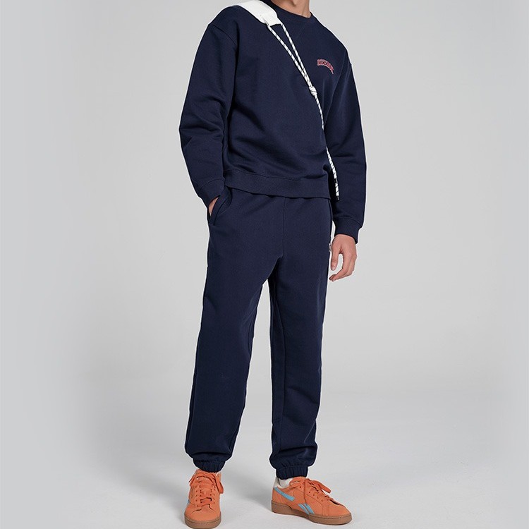 Reebok锐步24春夏新款男女休闲宽松简约针织长运动裤24SRC601U