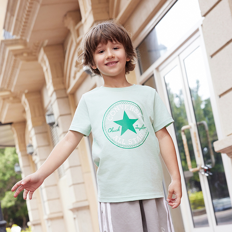 【奥莱专属】CONVERSE匡威男女舒适百搭时尚夏季短袖T恤6500