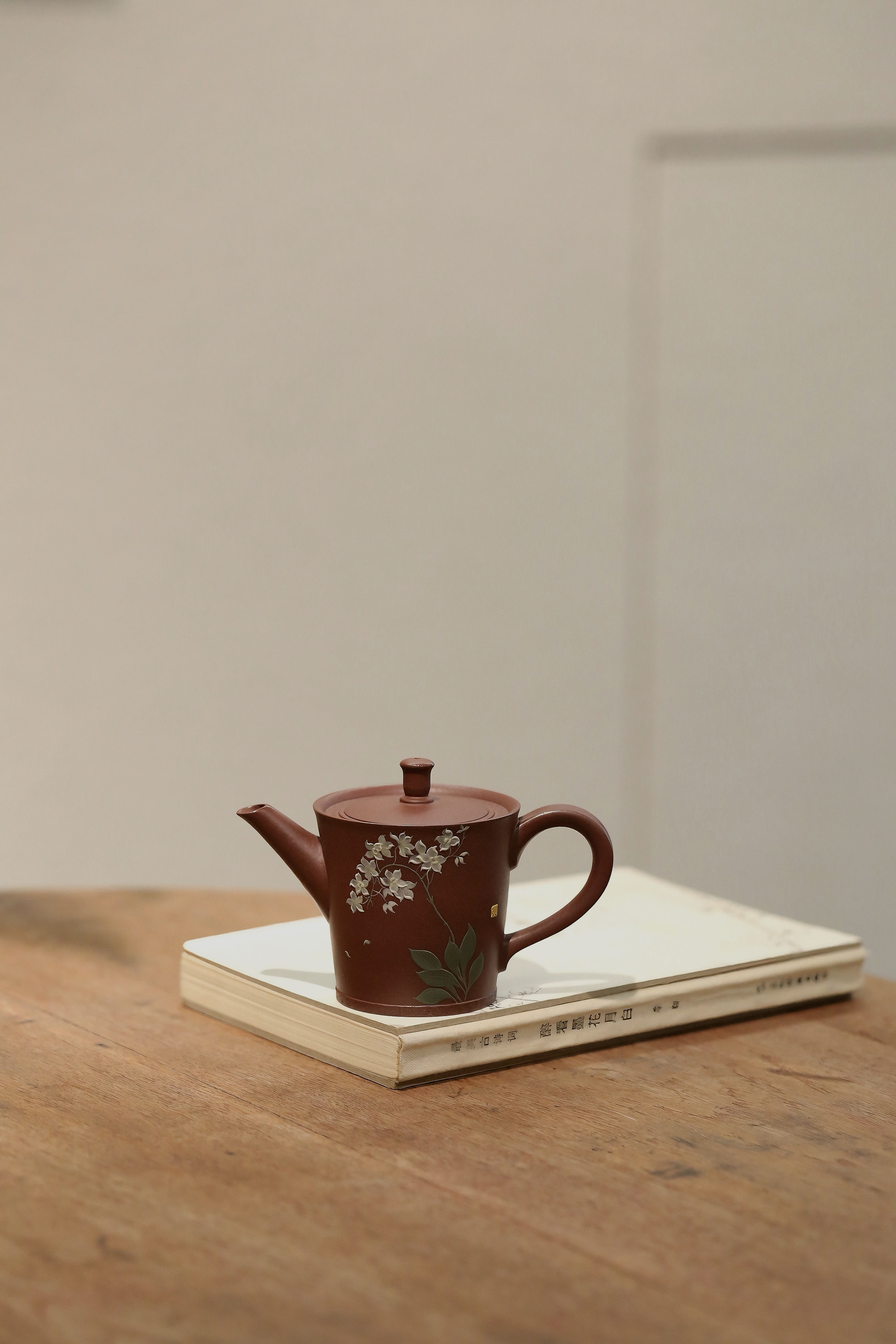 【花间茶器】【醒钟泡茶壶茶具·铃兰花】底槽青·150cc·球孔