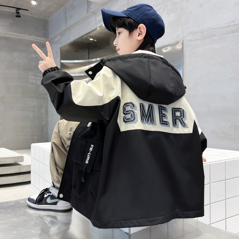 男童秋季外套2024新款春秋季中大儿童炸街潮【MD】AF067-2