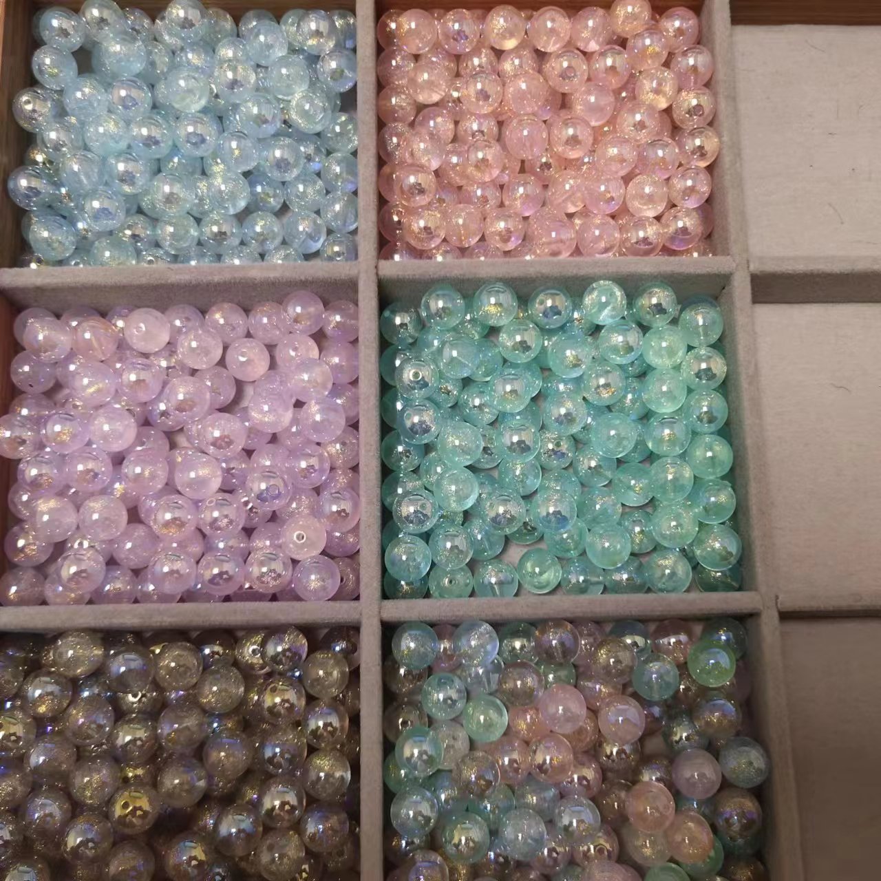 【海家】鎏金岁月直孔通孔卡10圆珠串珠手工diy时尚设计饰品配件