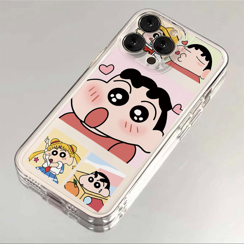 百变小新苹果15手机壳iPhone14promax卡通7/8plus创意13/12/xr/11