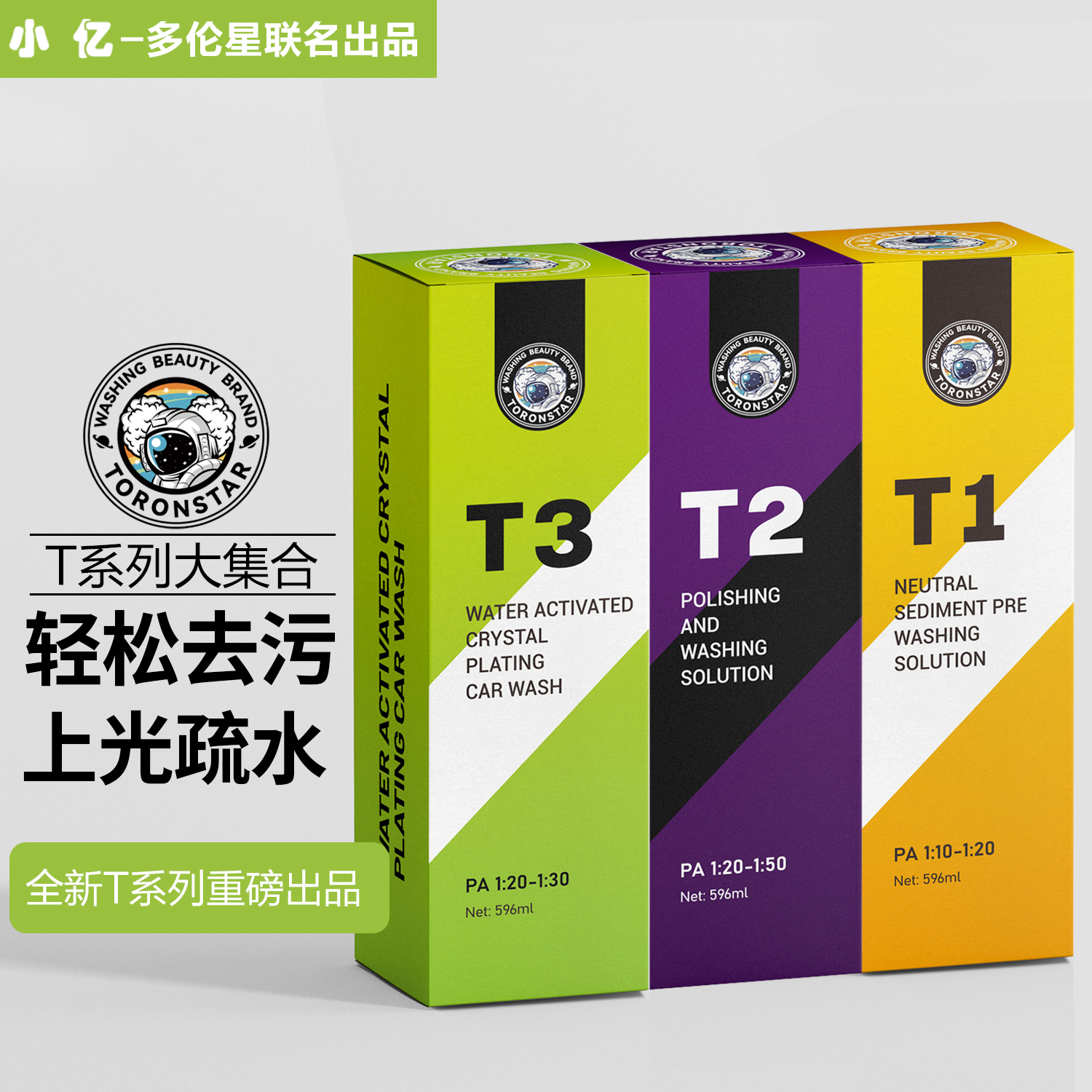 小亿浓缩高泡洗车液正洗预洗液水激活轮胎轮毂清洗剂去污泥沙松散