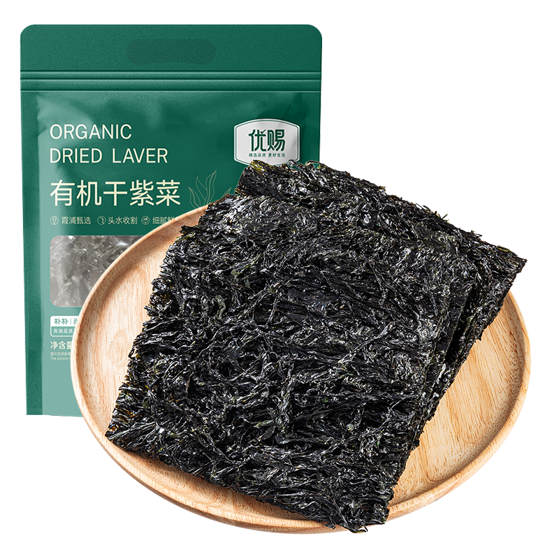优赐有机干紫菜100g