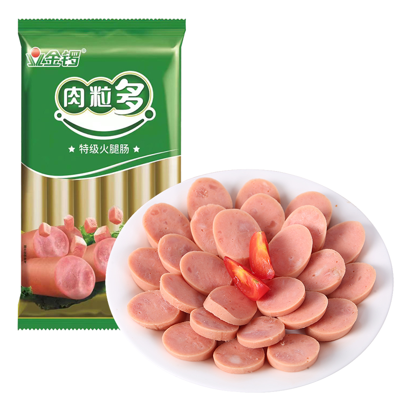 金锣肉粒多特级火腿肠35g*8支