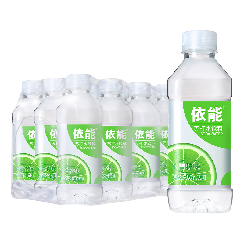 依能苏打水青柠味350ml*12