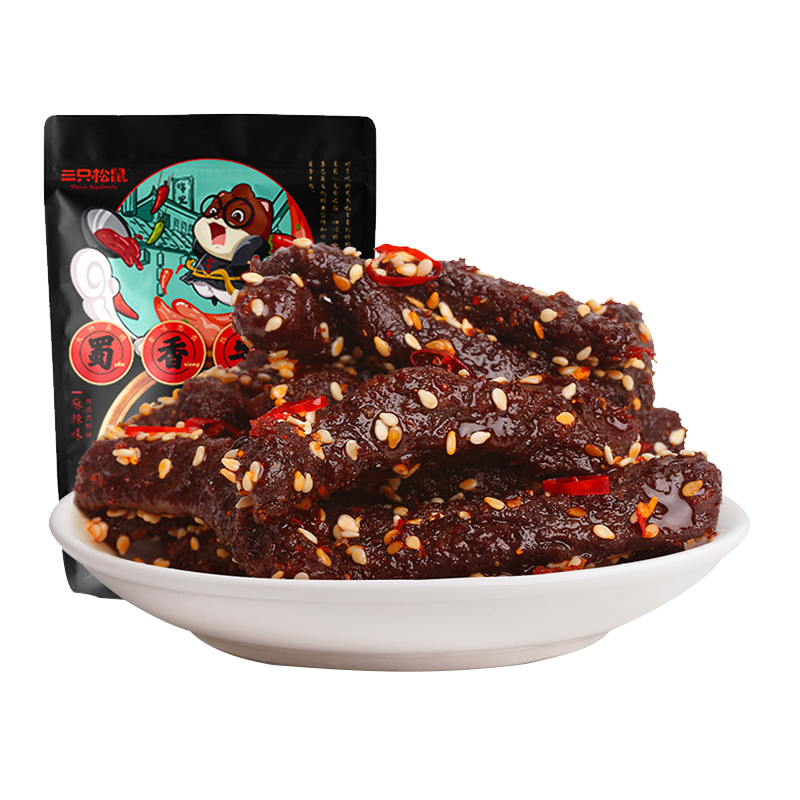 三只松鼠蜀香牛肉麻辣味100g