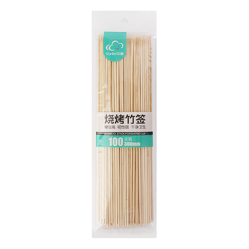 云蕾烧烤竹签100支