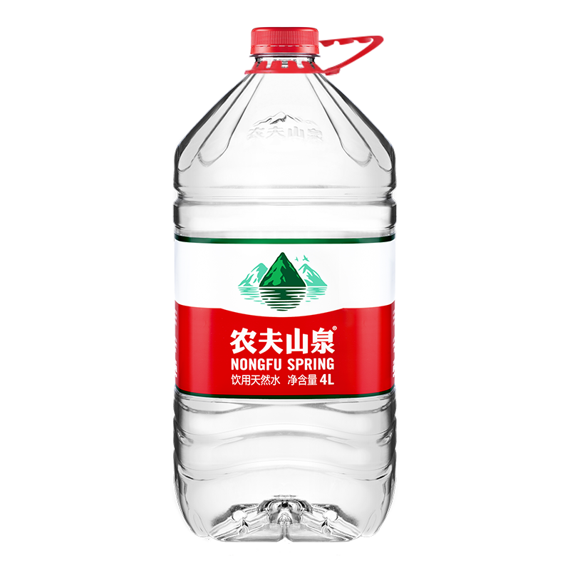 农夫山泉天然水4L