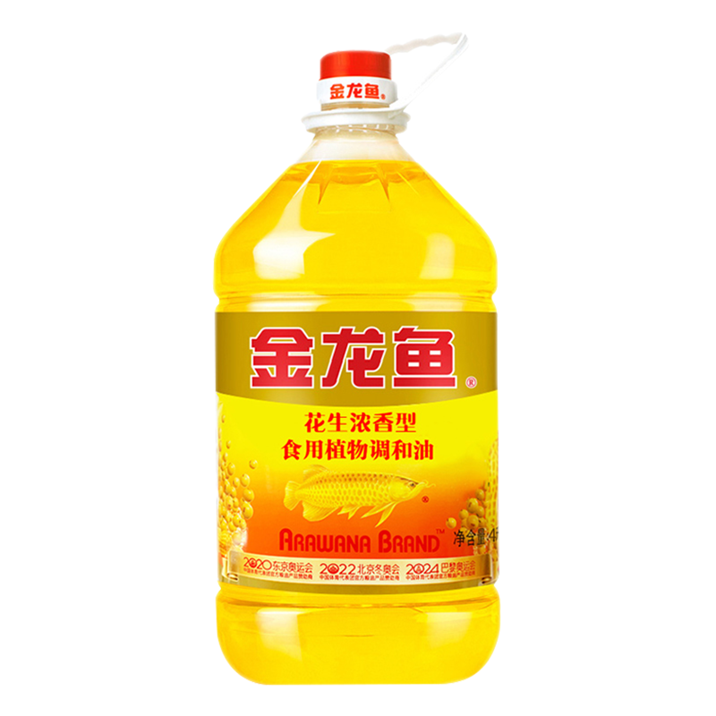 金龙鱼花生浓香型食用植物调和油4L