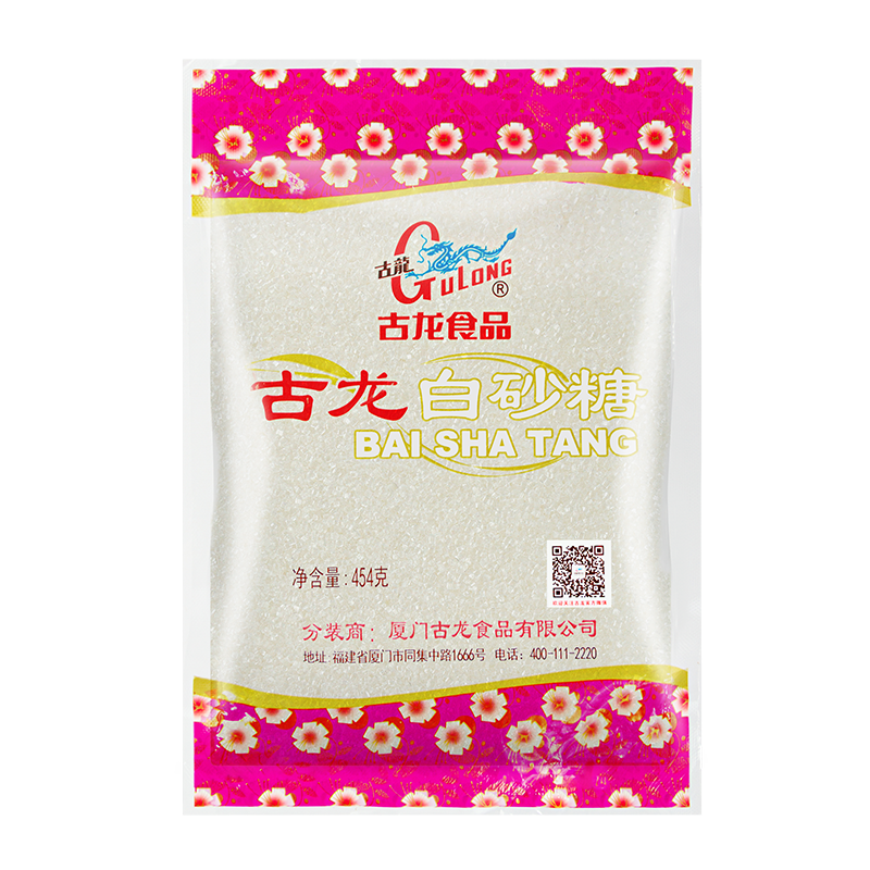 古龙白砂糖454g
