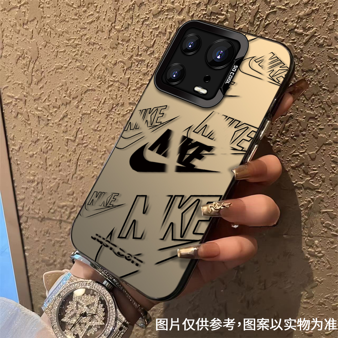 适用于【小米】13PRO经典简约黑勾时尚潮牌全包防摔手机壳