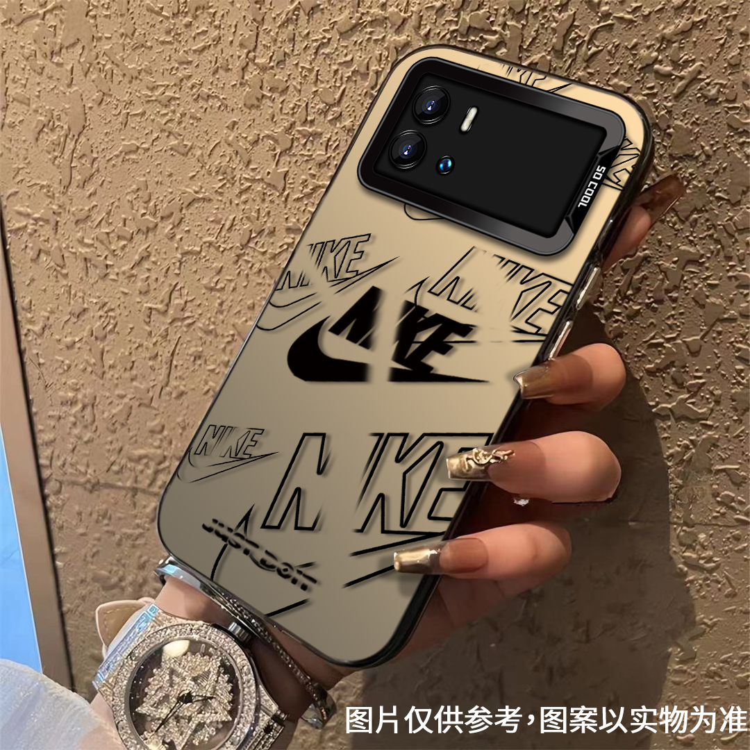 适用于【VIVO】IQOO9经典简约黑勾时尚潮牌全包防摔手机壳