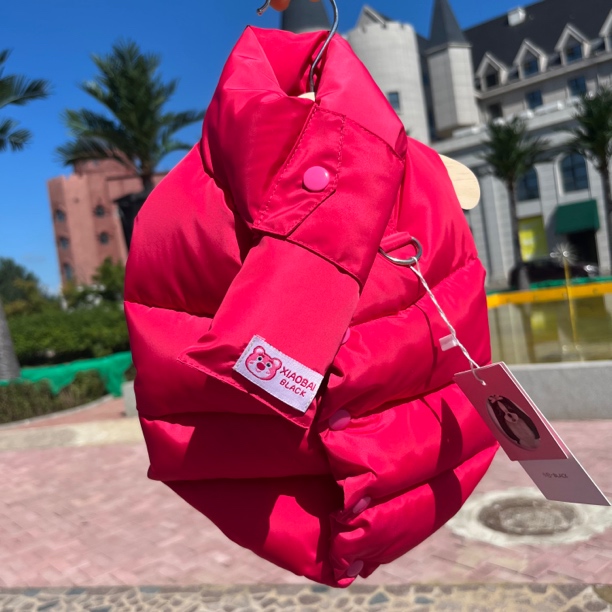 秋冬宠物狗衣服围脖款洋气网红爆款加厚马甲雪纳瑞冬季狗狗棉马甲