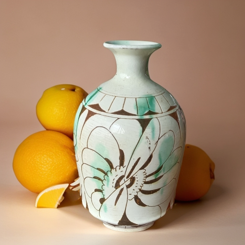 花瓶摆件，界首彩陶