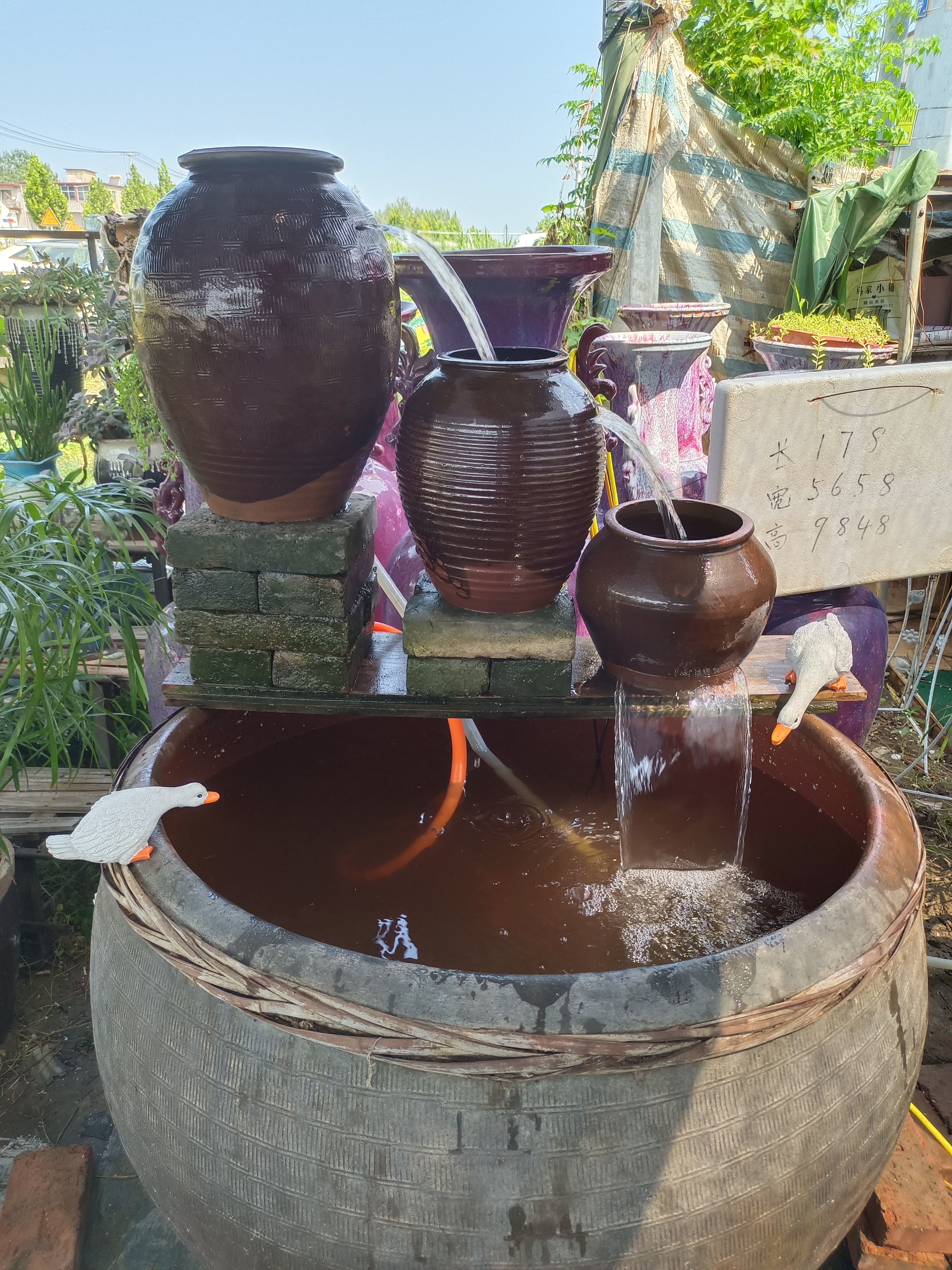 三连流水罐（含40瓦水泵，滤材，滤棉，弯头）