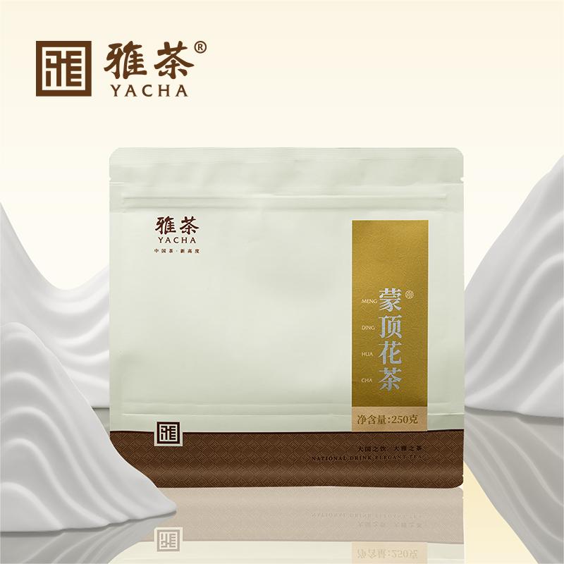 雅茶袋装茉莉花茶花毛峰办公室自立袋口粮茶特色产区茶叶250g一级