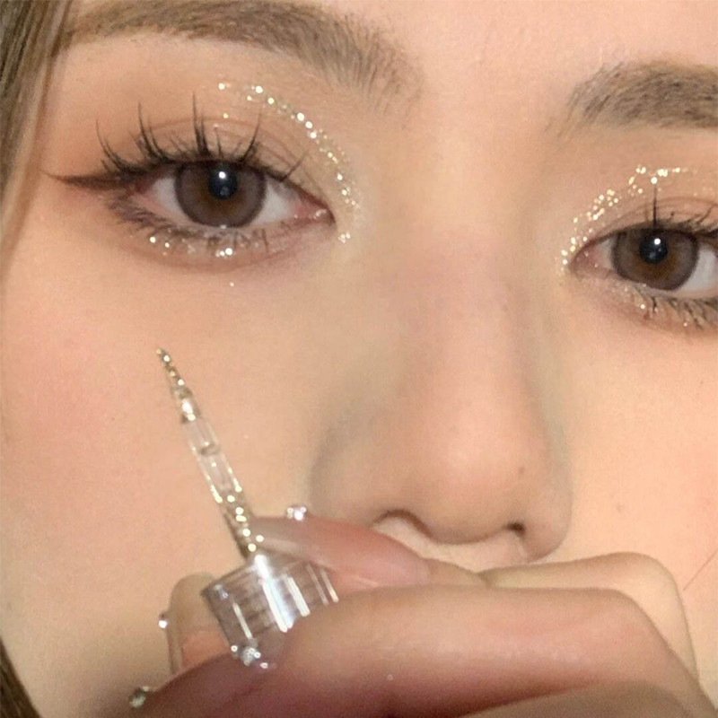 HDKD一滴泪液体眼影ins珠光细闪卧蚕修饰闪亮晶晶液眼影亮片超闪