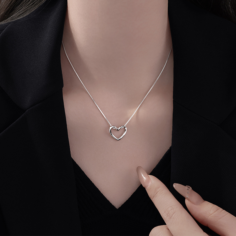 链子925银链子纯银项链2025新款银项链轻奢美拉德项链简约锁骨链