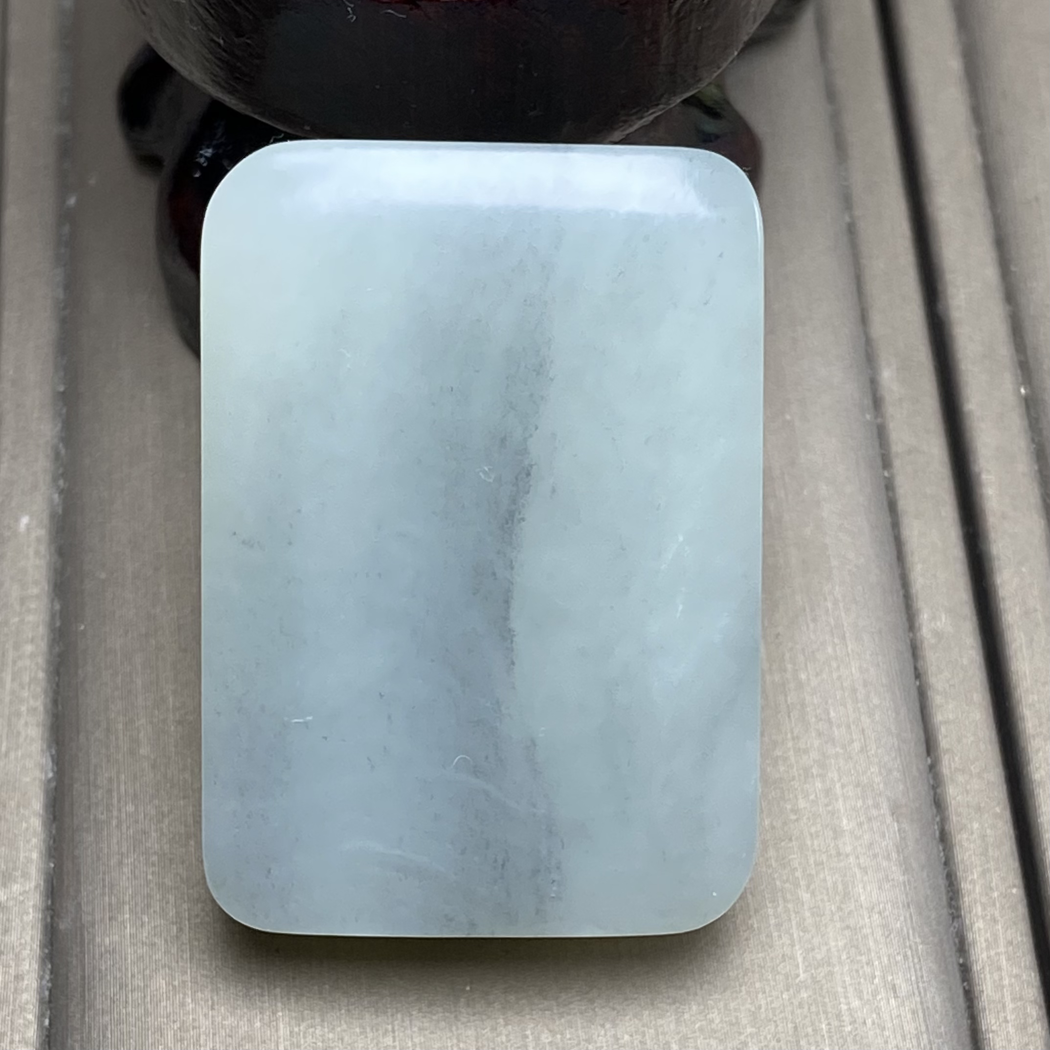 天然和田玉新疆黑山料青花平安无事牌子挂件油润细腻一物一证