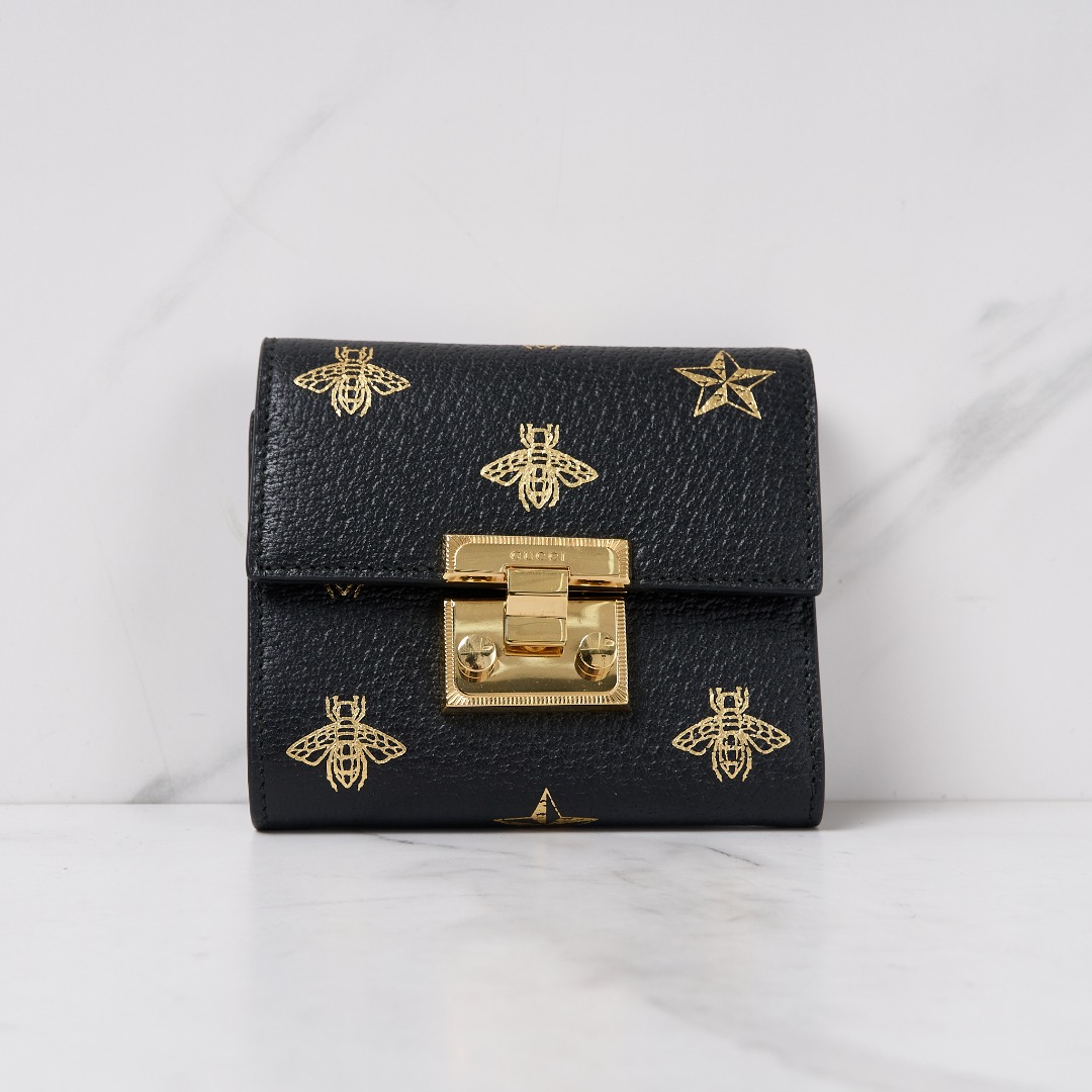 全新未使用 GUCCI/古驰 【瑞池女装】徽标印花零钱包/GUGB00459
