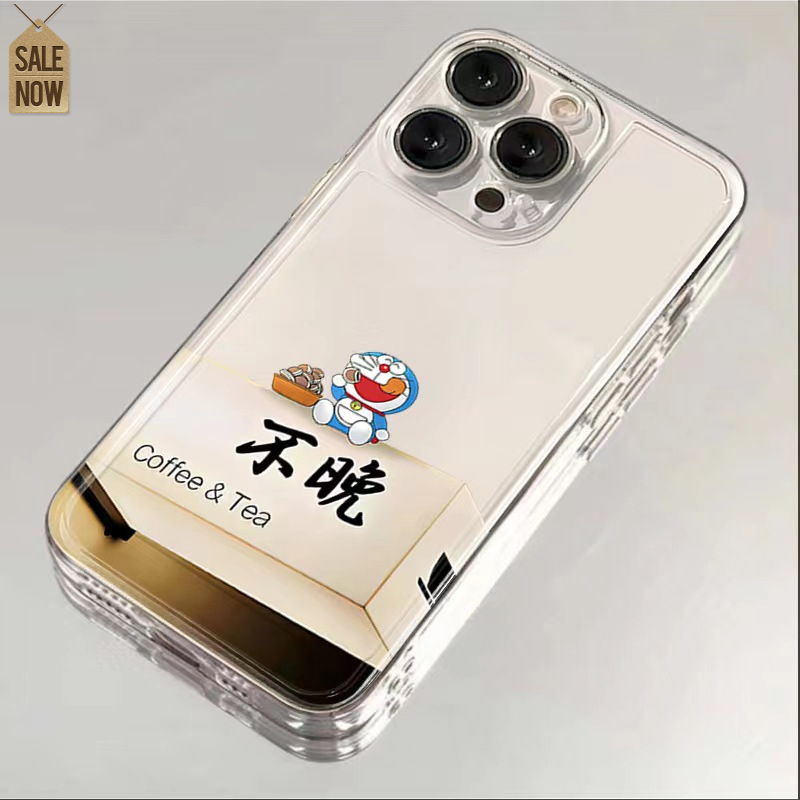 熬夜哆啦适用苹果15手机壳iphone14promax高级1312透明11全包XSXR