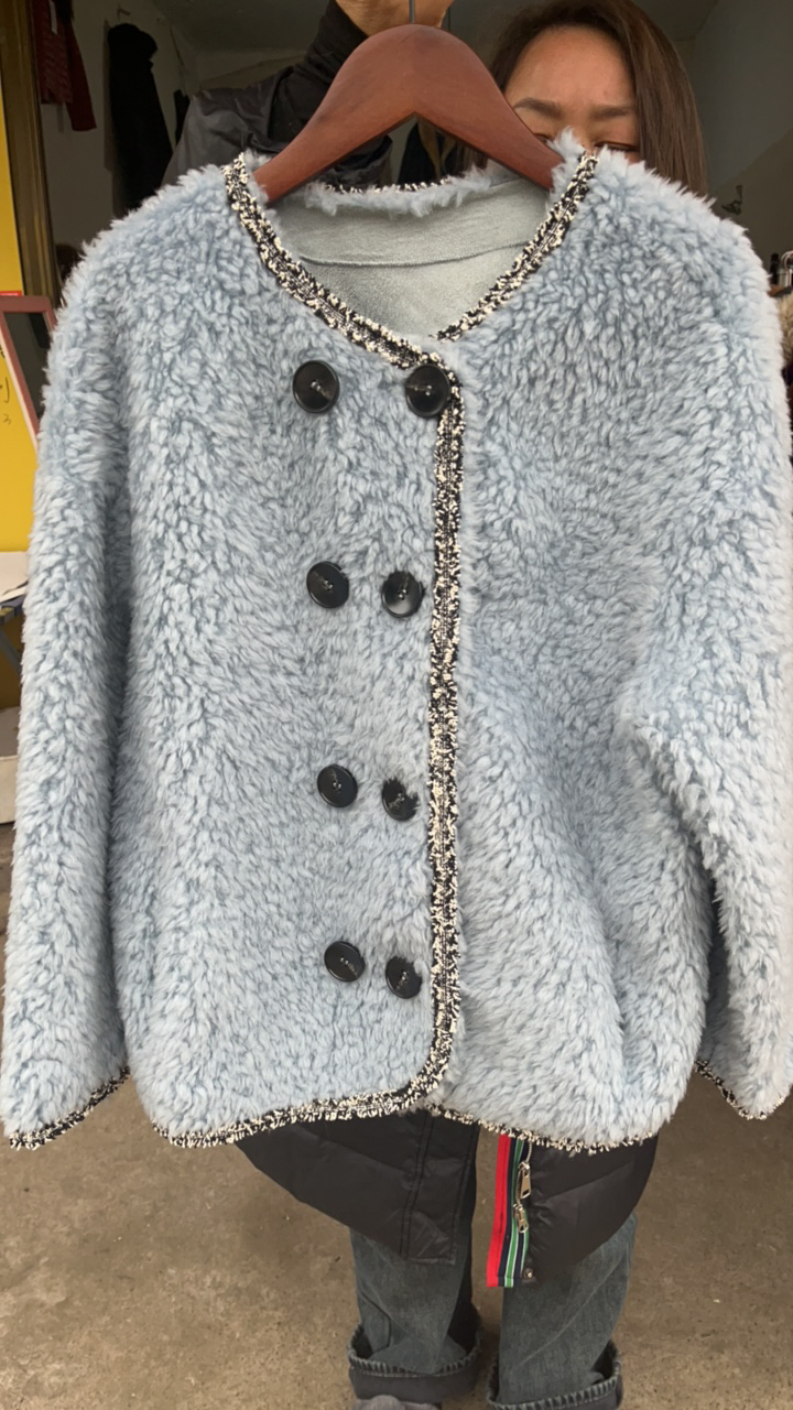 牛仔短款时尚女士衣服小香风洋气