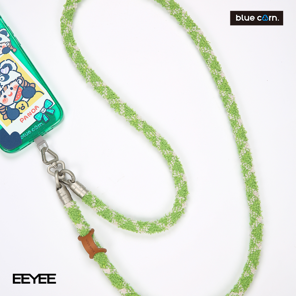 Bluecorn伊亚伊 毛茸茸4.0系列创意斜挎可背防丢通用手机挂绳