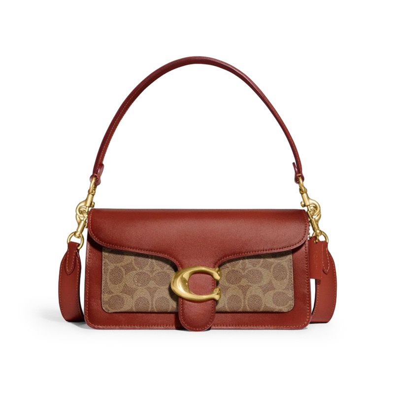 COACH/蔻驰女士TABBY经典印花手提单肩包斜挎包 CI032 香港直发