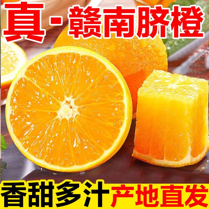 正宗赣南脐橙江西赣州甜橙子皮薄当季新鲜水果原产地现摘现发整箱