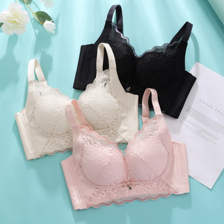 Y601-800四件编码看清楚再下单 蕾丝无痕文胸舒适女士调整型内衣