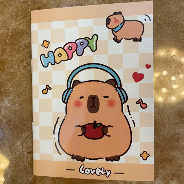 制✨豚鼠小本本随机附毛绒公仔挂件等/多样性发其一