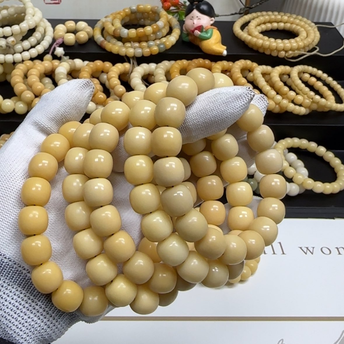 【闪购商品】菩提根/象牙果手串12*13全品8-10年