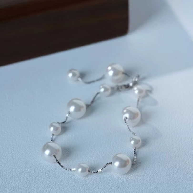 合金仿珍珠手链 满天星手链02-3