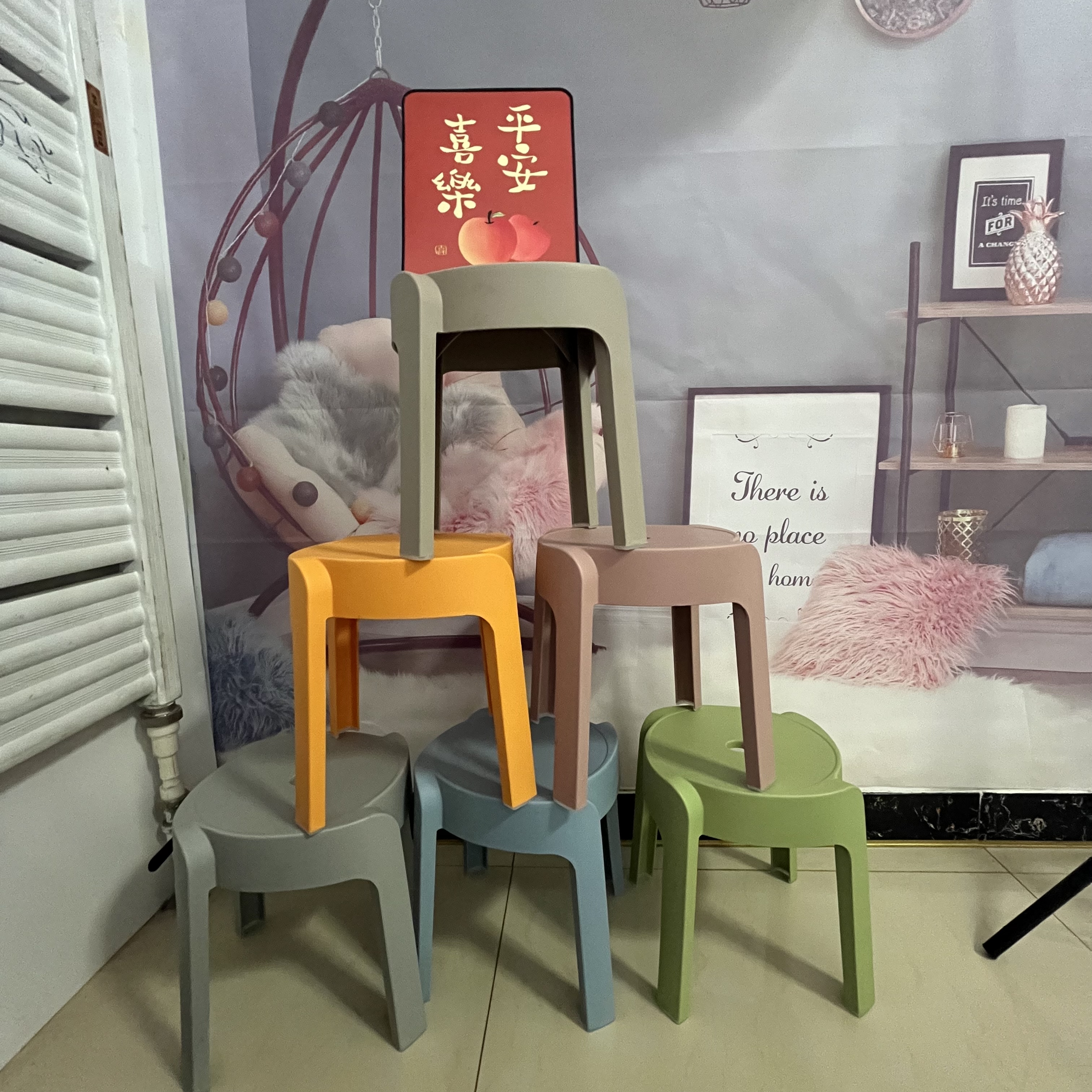 小凳子儿童洗脚幼儿园小朋友换鞋矮凳