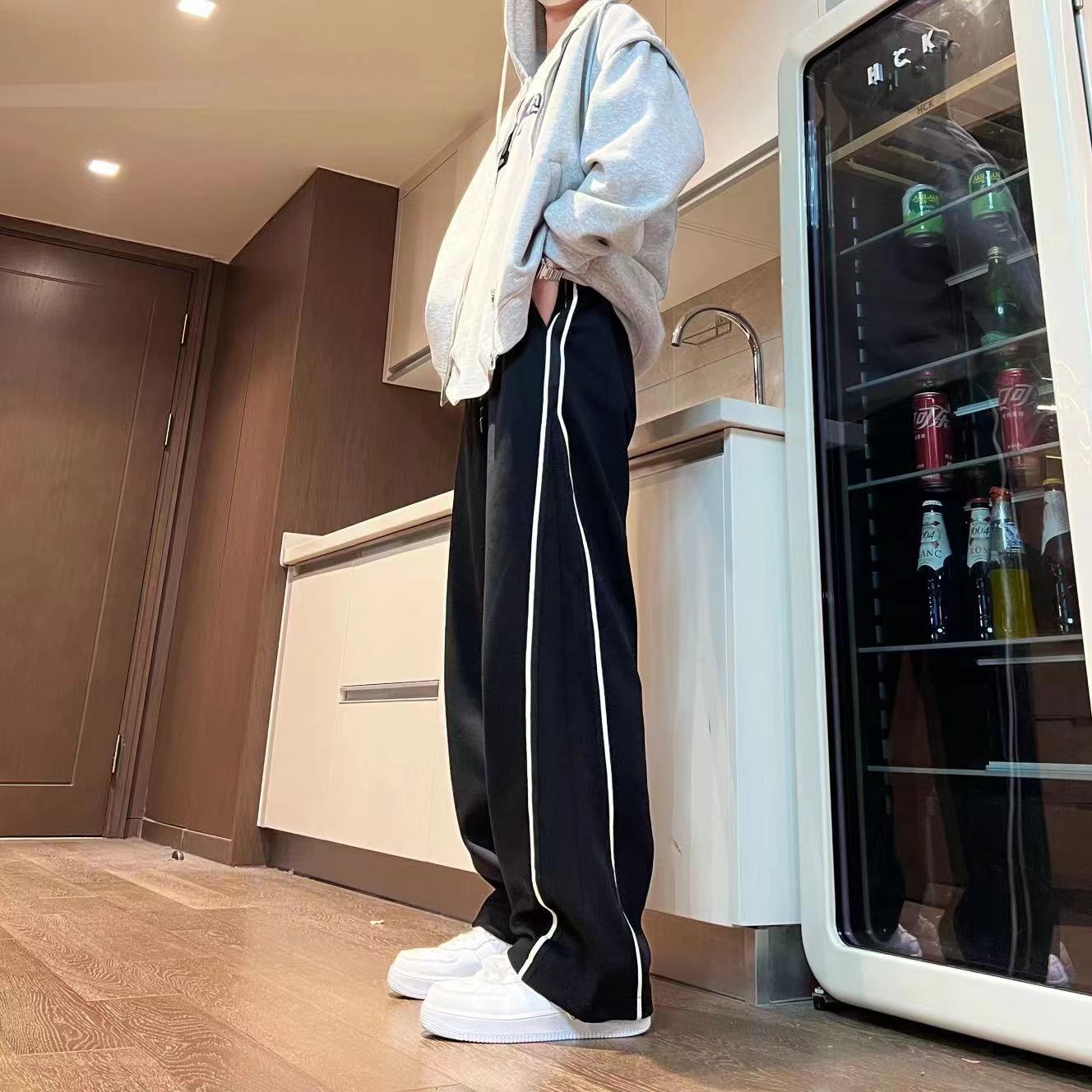 【小扬哥专属】2023爆款推荐(小白）秋冬新款男女直筒束脚卫裤时尚