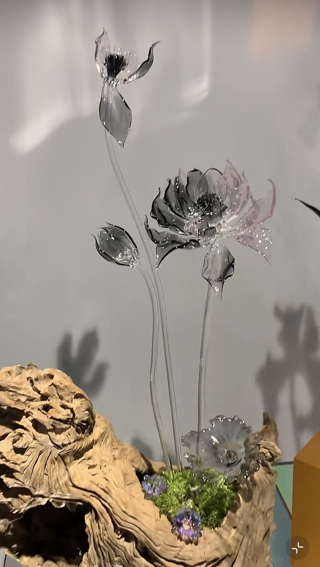 【墨荷】独家原创设计纯手作琉璃摆件-不含图片盆琉璃琉璃玻璃花