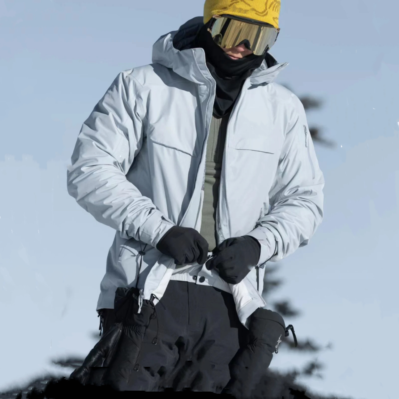 茑版“MC”！2w+防水压胶拉链白鸭绒填充秋冬抗寒-30户外滑雪羽绒服！