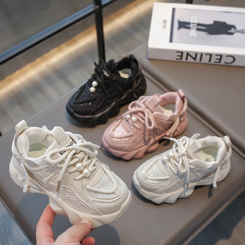 DAODANMAYI/捣蛋蚂蚁女童运动软底休闲童鞋男童春秋夏透气老爹鞋