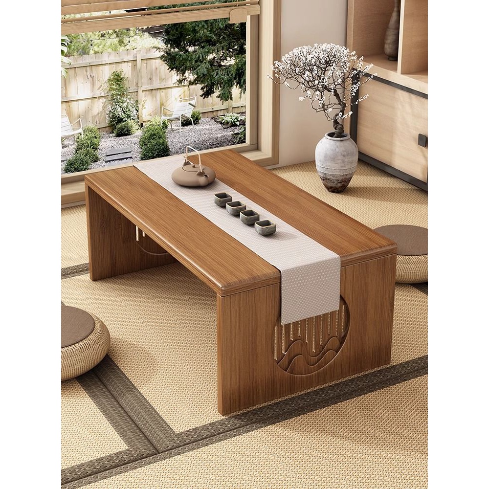 折叠桌楠竹炕桌家用木榻榻米小茶几飘窗桌床上学习书桌电脑矮桌