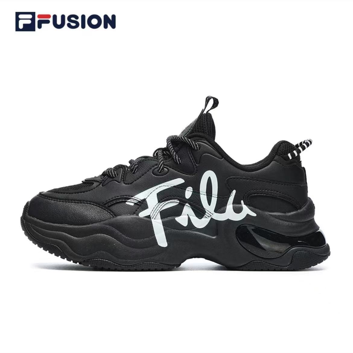 FILA FUSION斐乐潮牌女鞋泡泡鞋秋冬老爹鞋女款鞋子增高鞋运动鞋