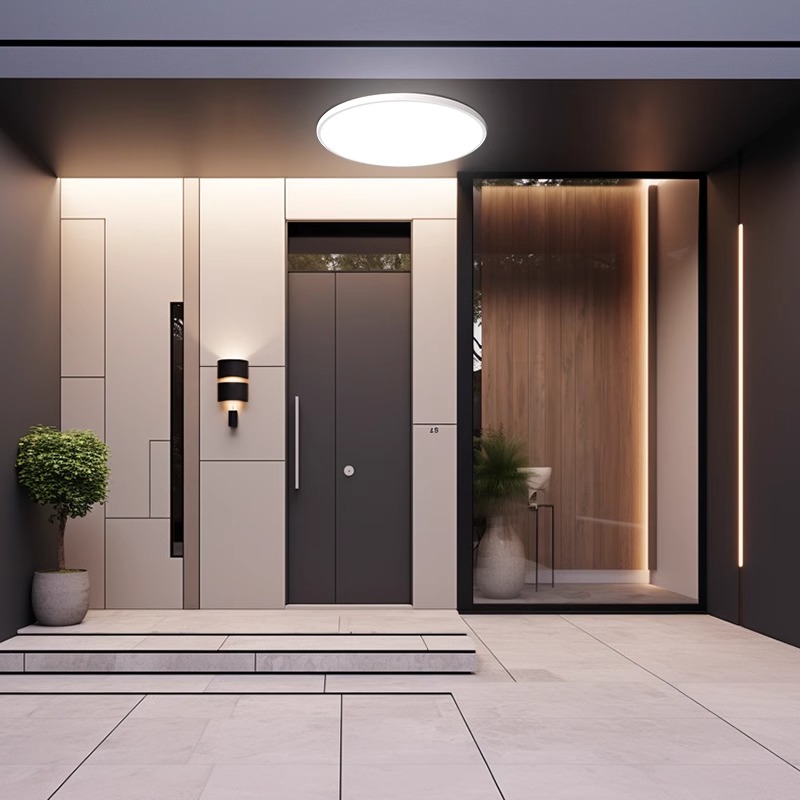 led吸顶灯门口门厅户外庭院走廊过道灯三防阳台灯防蚊虫室外灯具