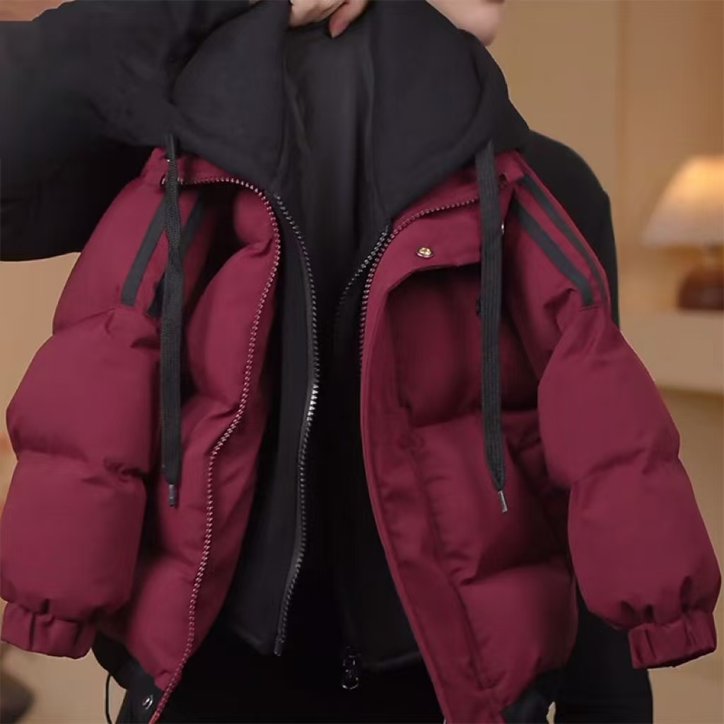 【2026新年拜年服】【顺丰现货现发】男宝女宝冬季假两件加厚连帽棉服