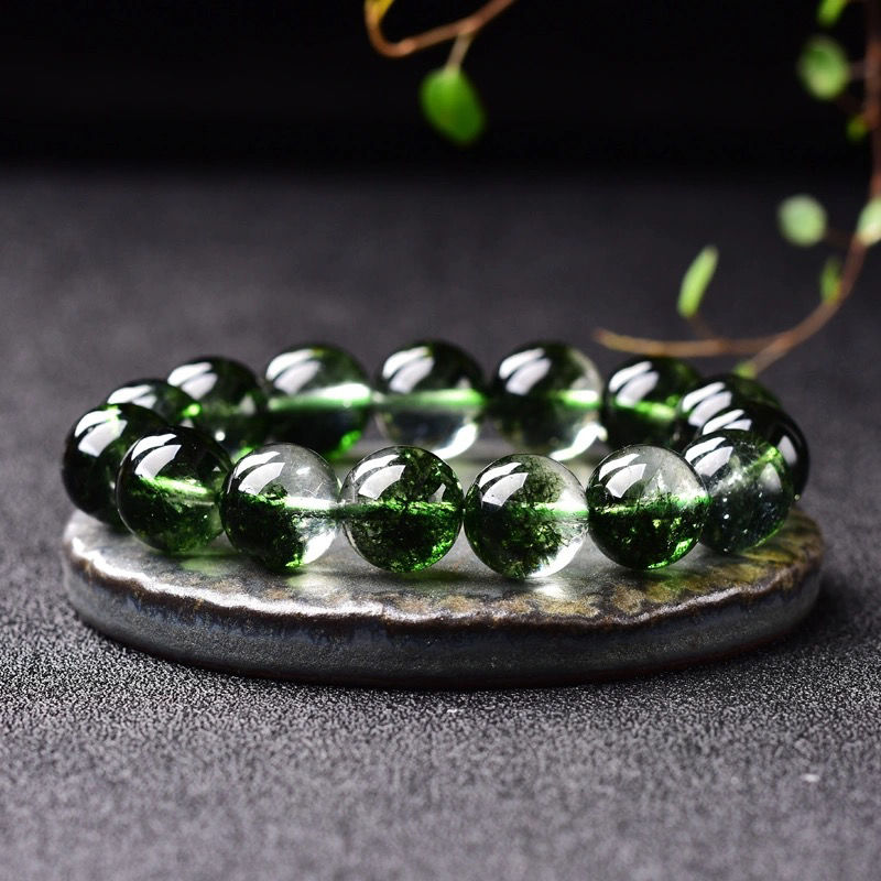 非金属手链 绿灵手链绿聚盆男女手串情侣礼物手串绿单圈通用饰品