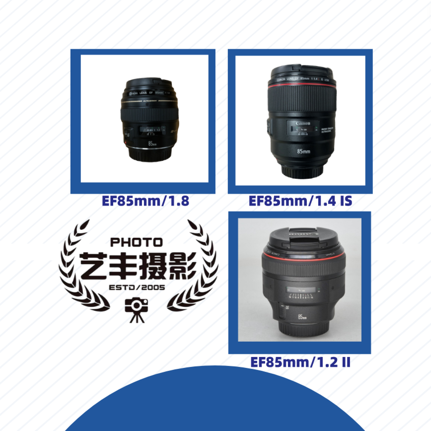 95新 Canon/佳能 EF85/1.8  85/1.2   85/1.4  定焦镜头