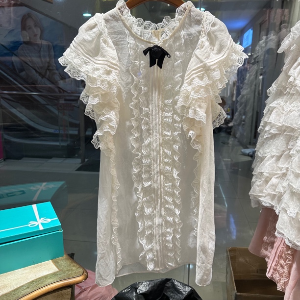 蕾丝花边复古优雅连衣裙二件套