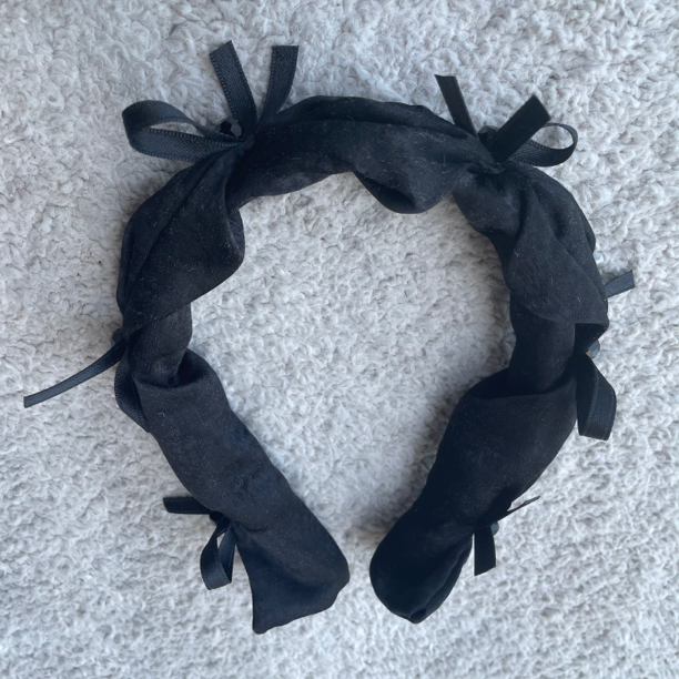 非金属布艺发饰 蝴蝶结钻钻压发