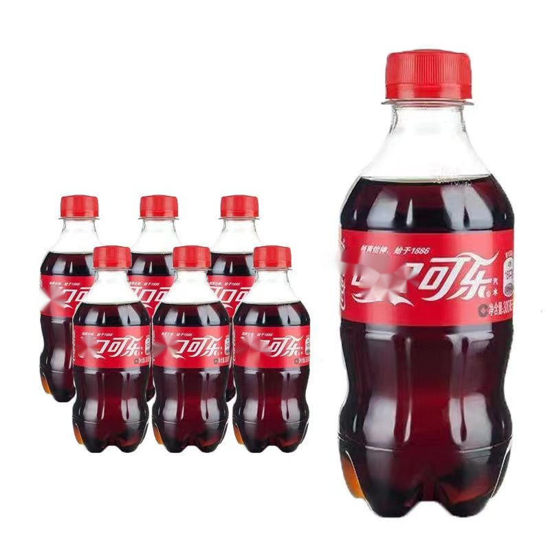 【新店福利】可乐300ml*6瓶可乐迷你小瓶装碳酸饮料整箱批发