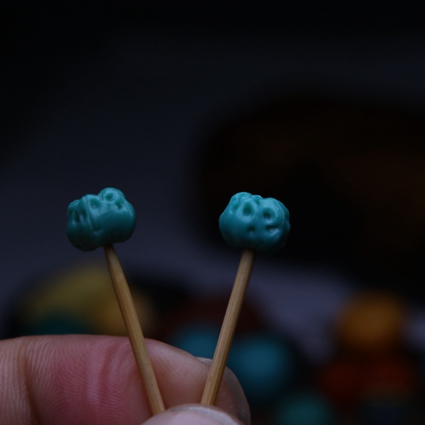 绿松石复刻佛手金刚尺寸7.7×6